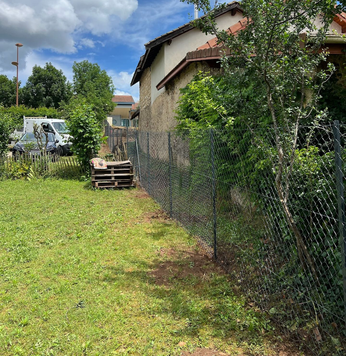POse de clôture à Frontonas en Isère