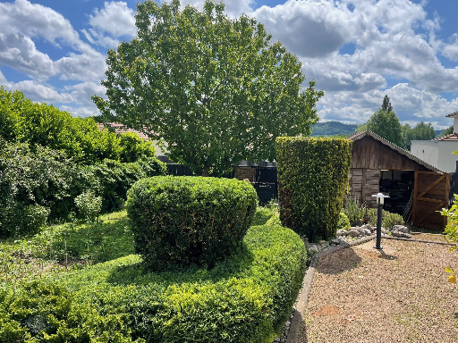 Taille d'arbuste à l'Isle d'beau en Isère